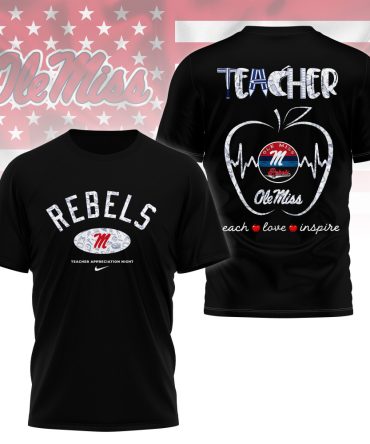 Ole Miss Rebell , Premium Teacher Appreciation Day 3D Shirt Ny