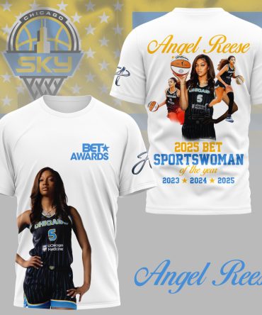 Angel Reese , Premium 2025 Bet Sportswoman Of The Year 3D Shirt Ny