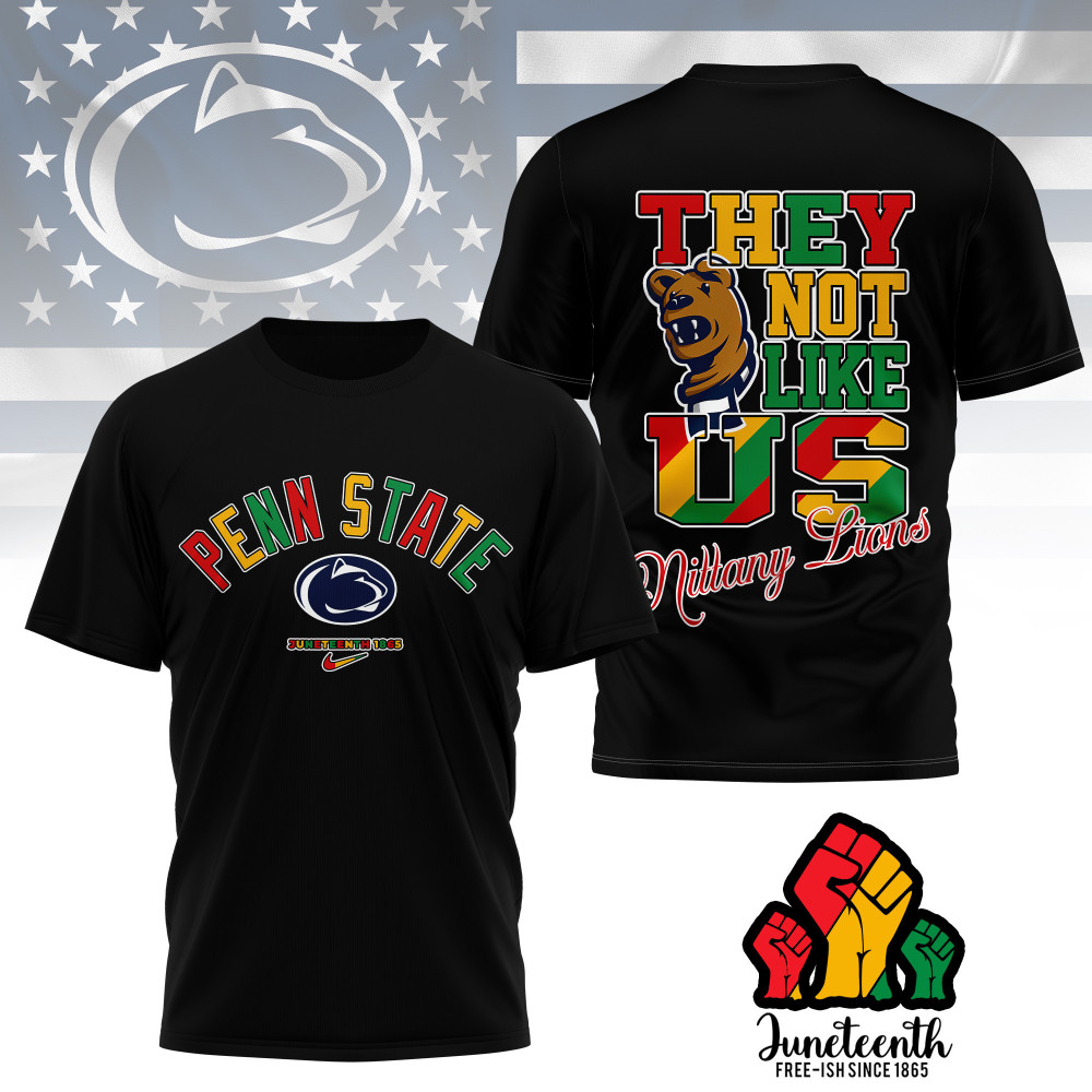 Penn State Nittany Lions , Premium Juneteenth Freedom Day 3D Shirt Ny