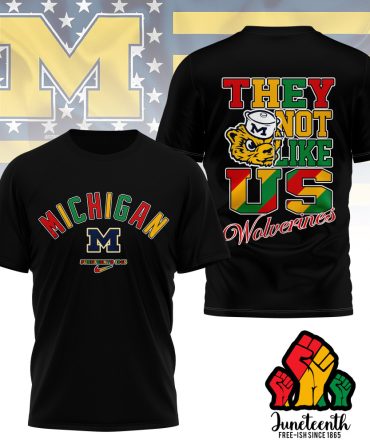 Michigan Wolverines , Premium Juneteenth Freedom Day 3D Shirt Ny