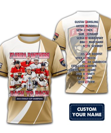 Florida Panthers , Premium Stanley Cup Champions 3D Shirt Td