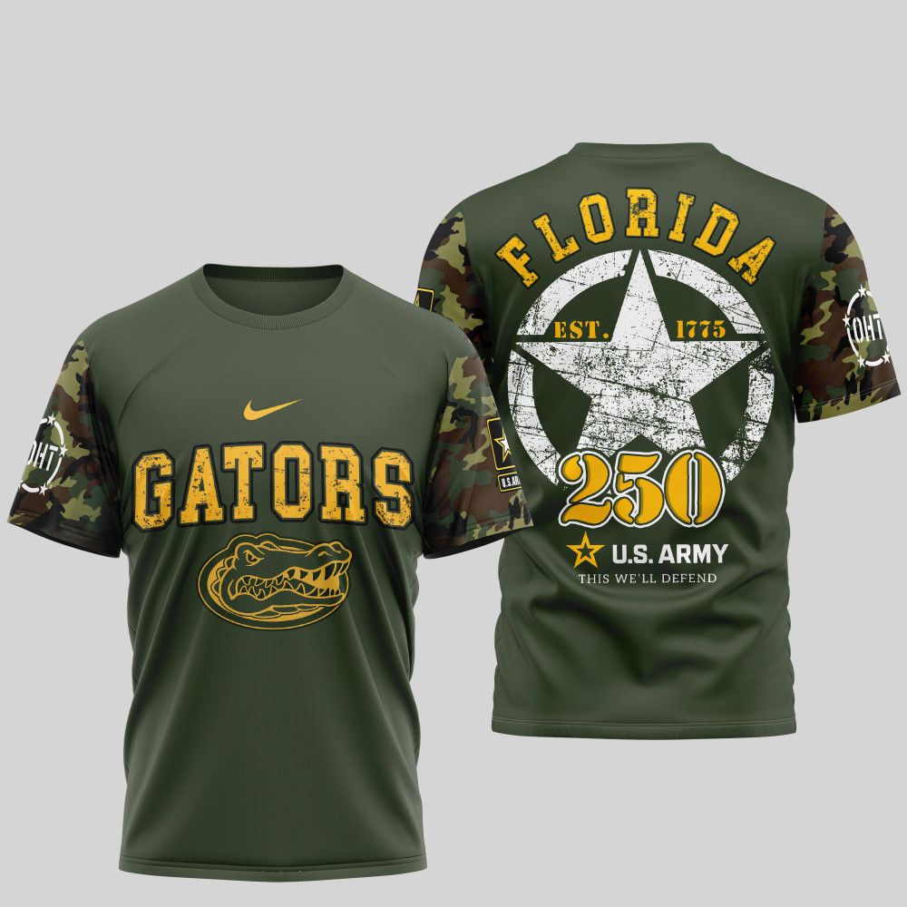 Florida Gators , Premium U.S.Army 3D Shirt Td