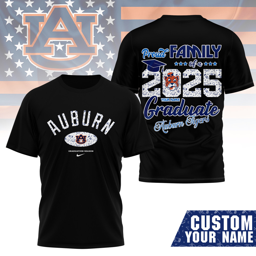 Auburn Tigers , Premium Graduation Season 3D Shirt Ny