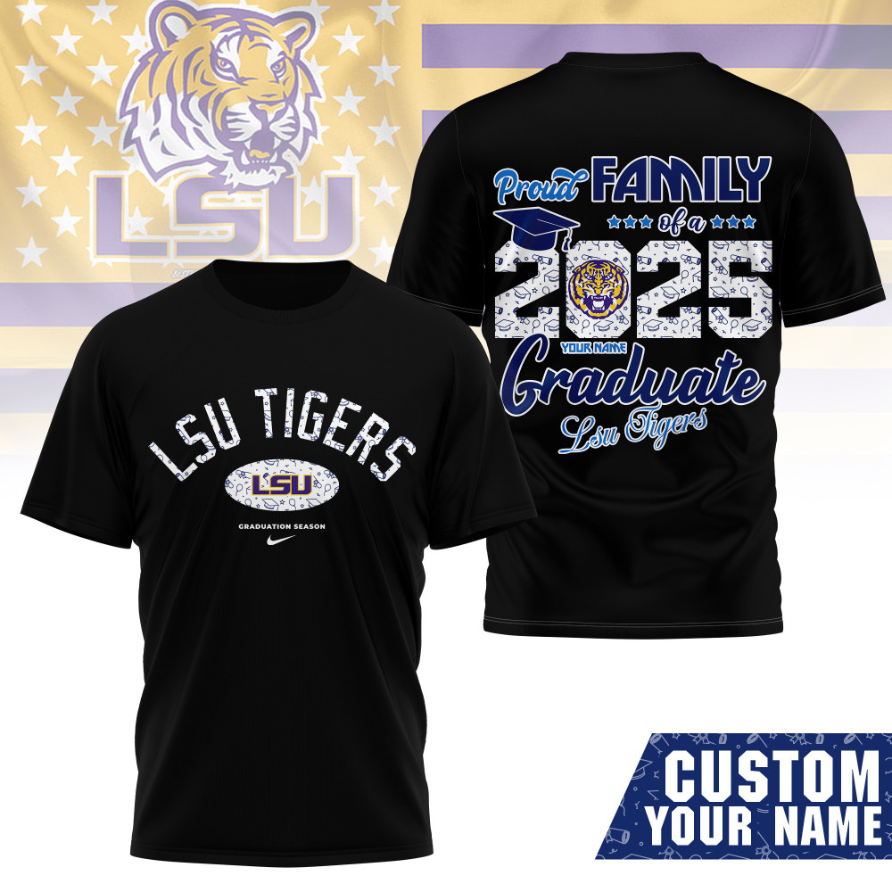 Lsu Tigers , Premium Graduation Season 3D Shirt Ny