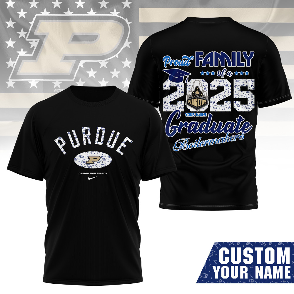 Purdue Boilermakers , Premium Graduation Season 3D Shirt Ny