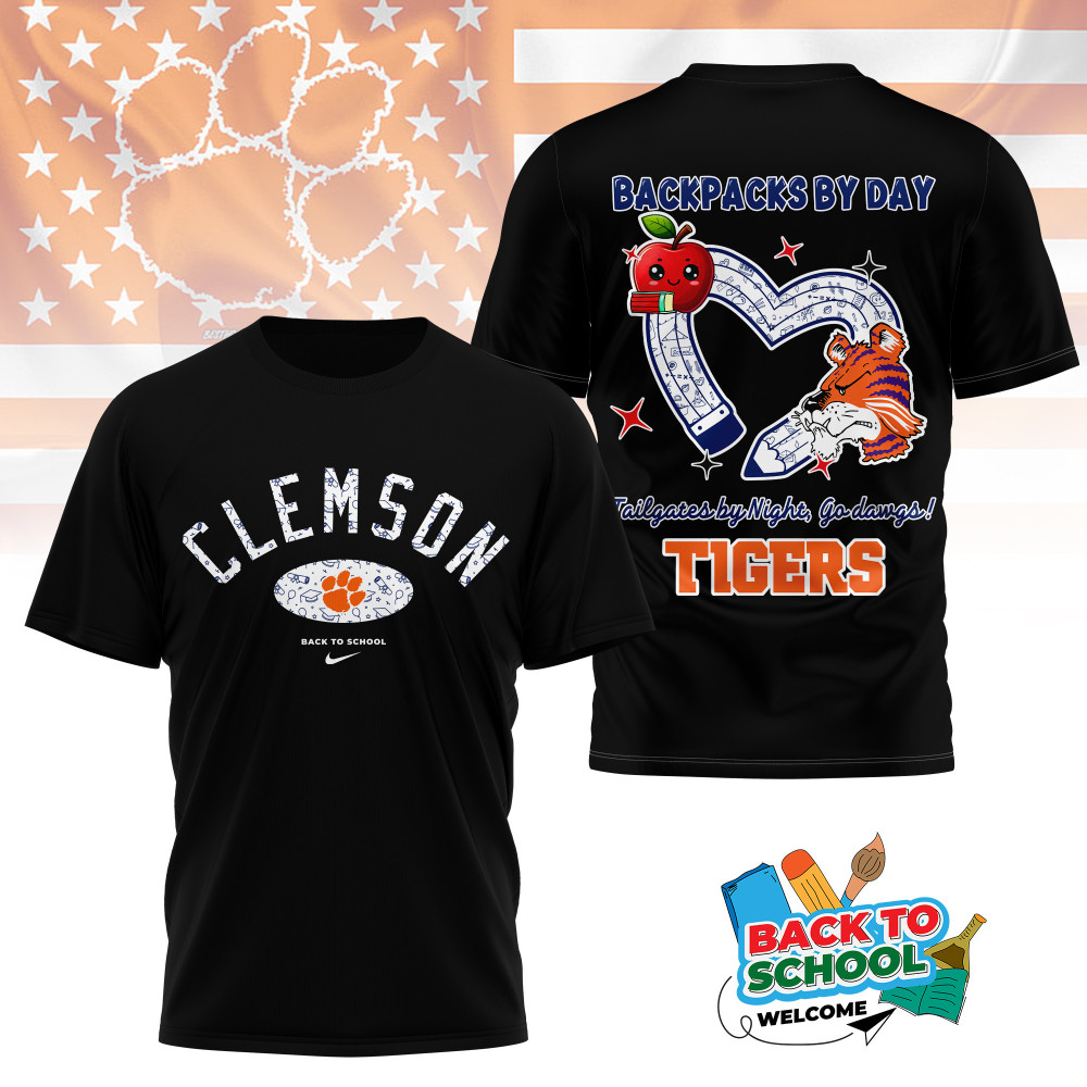 Clemson Tigers , Premium Back To School 3D Shirt Ny