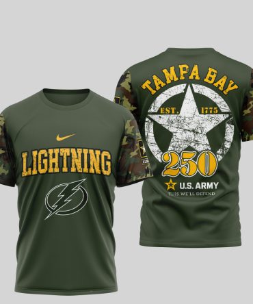 Tampa Bay Lightning , Premium Nhl U.S.Army 3D Shirt Td