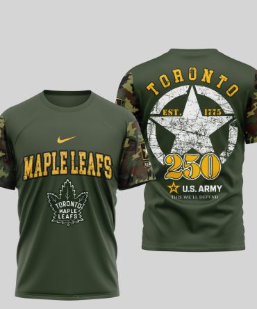 Toronto Maple Leafs , Premium Nhl U.S.Army 3D Shirt Td