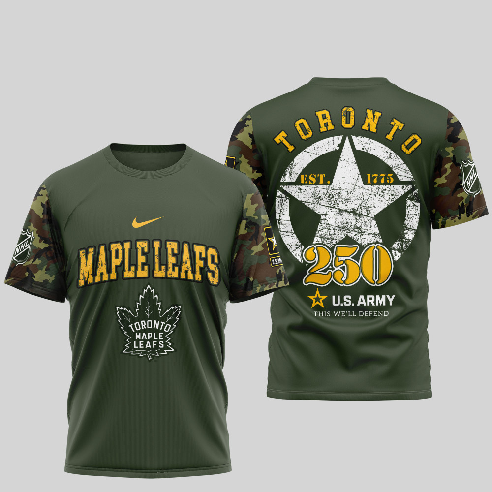 Toronto Maple Leafs , Premium Nhl U.S.Army 3D Shirt Td