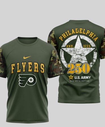 Philadelphia Flyers , Premium Nhl U.S.Army 3D Shirt Td