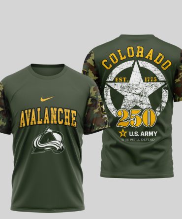 Colorado Avalanche , Premium Nhl U.S.Army 3D Shirt Td