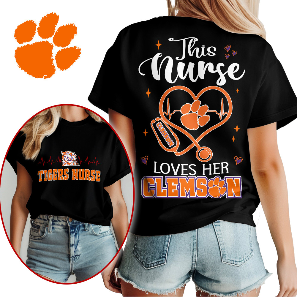 Clemson Tigers , Premium Nurse Appreciation Month Unisex Shirt Ny