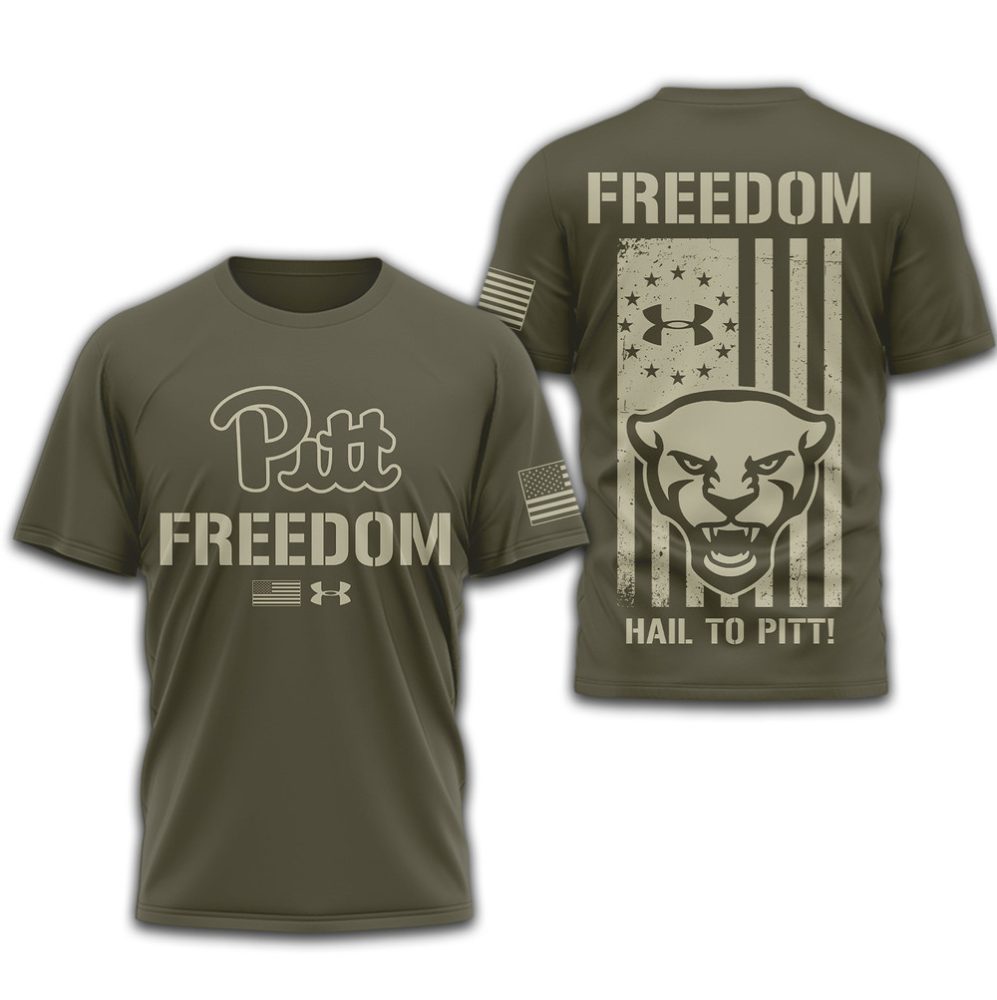 Pittsburgh Panthers , Premium Ncaa Freedom Under Armour 3D Shirt Td