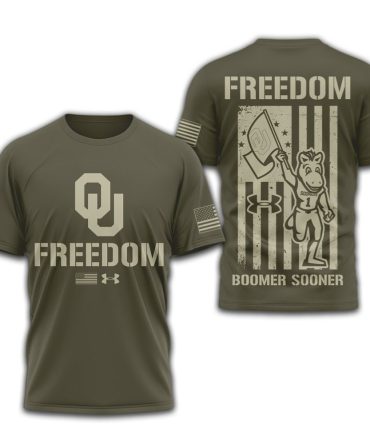 Oklahoma Sooners , Premium Ncaa Freedom Under Armour 3D Shirt Td