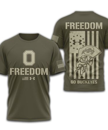 Ohio State Buckeyes , Premium Ncaa Freedom Under Armour 3D Shirt Td