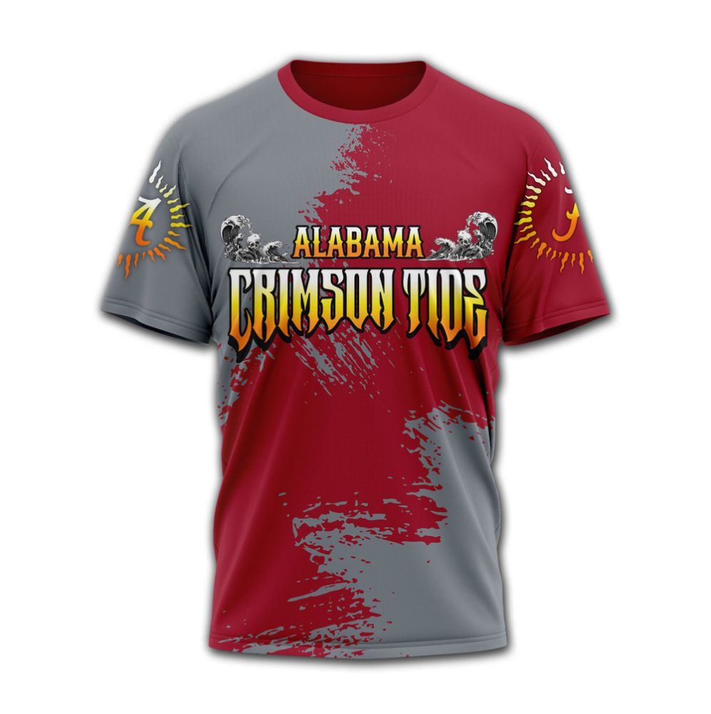 Alabama Crimson Tide , Premium Ncaa Slightly Stoopid 3D T-Shirt Hy