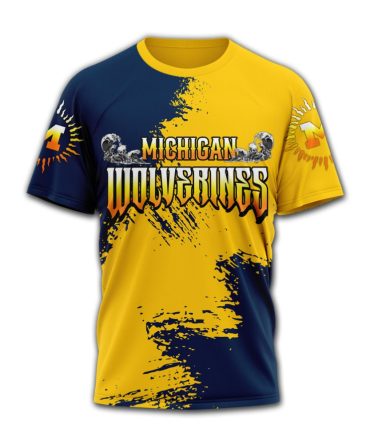 Michigan Wolverines , Premium Ncaa Slightly Stoopid 3D T-Shirt Hy