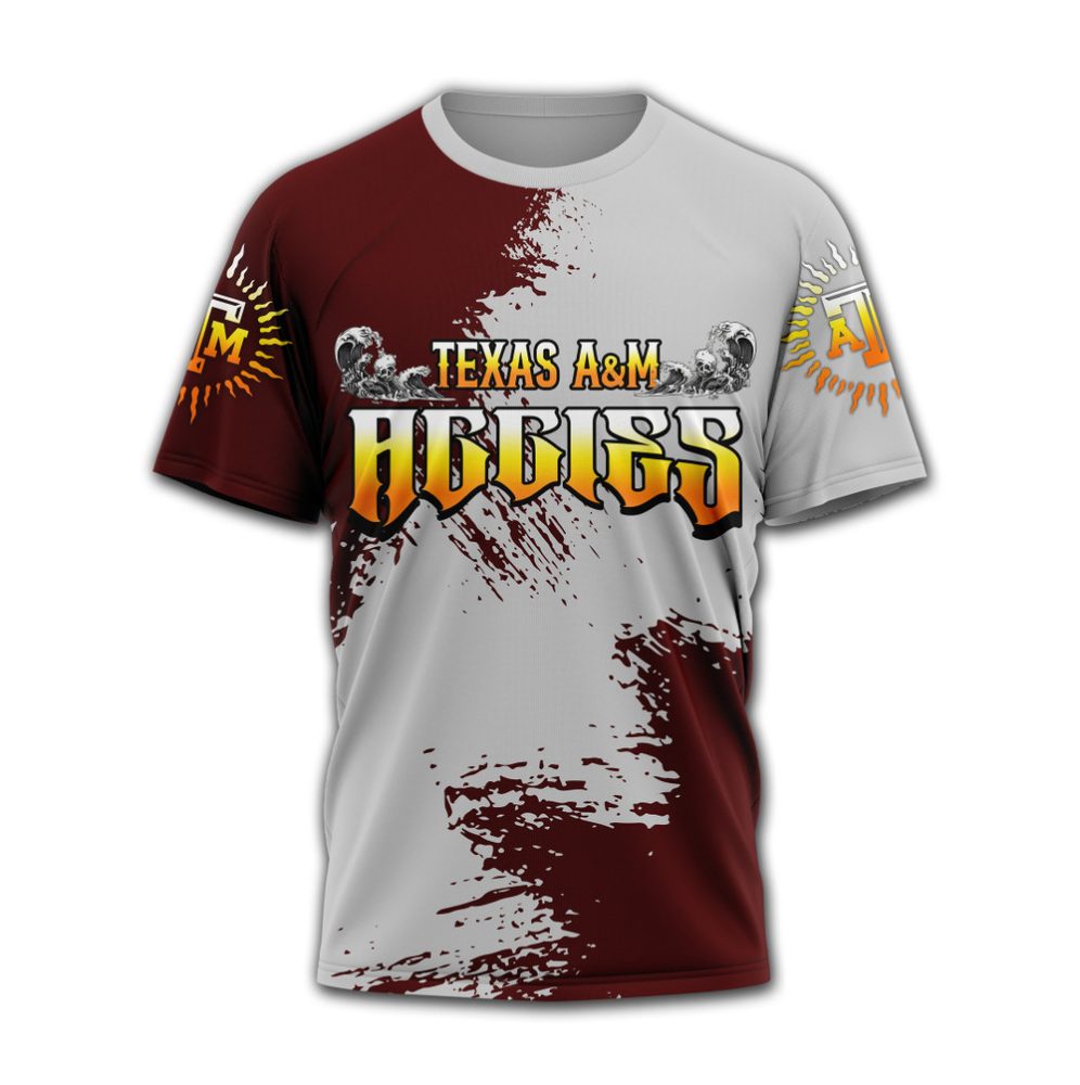 Texas A&M Aggies , Premium Ncaa Slightly Stoopid 3D T-Shirt Hy