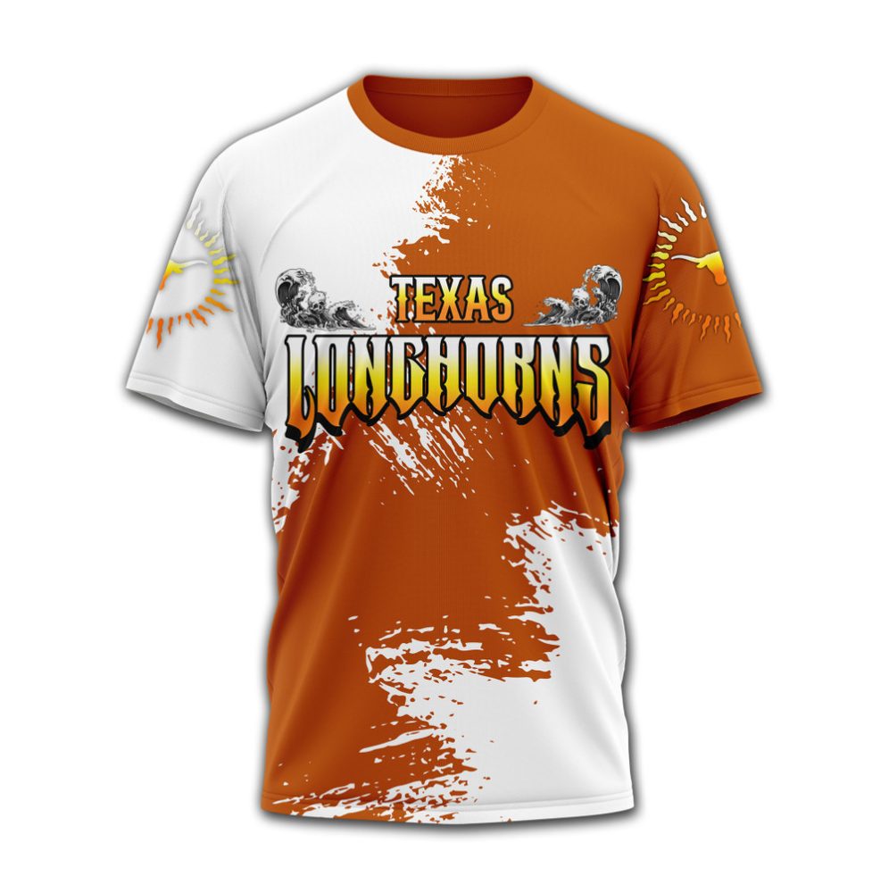 Texas Longhorns , Premium Ncaa Slightly Stoopid 3D T-Shirt Hy