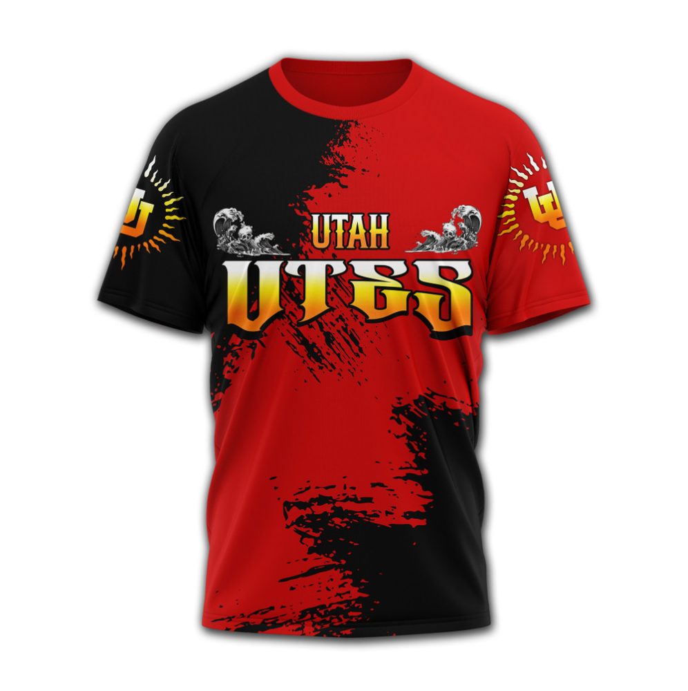 Utah Utes , Premium Ncaa Slightly Stoopid 3D T-Shirt Hy