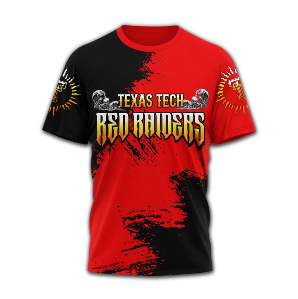 Texas Tech Red Raiders , Premium Ncaa Slightly Stoopid 3D T-Shirt Hy