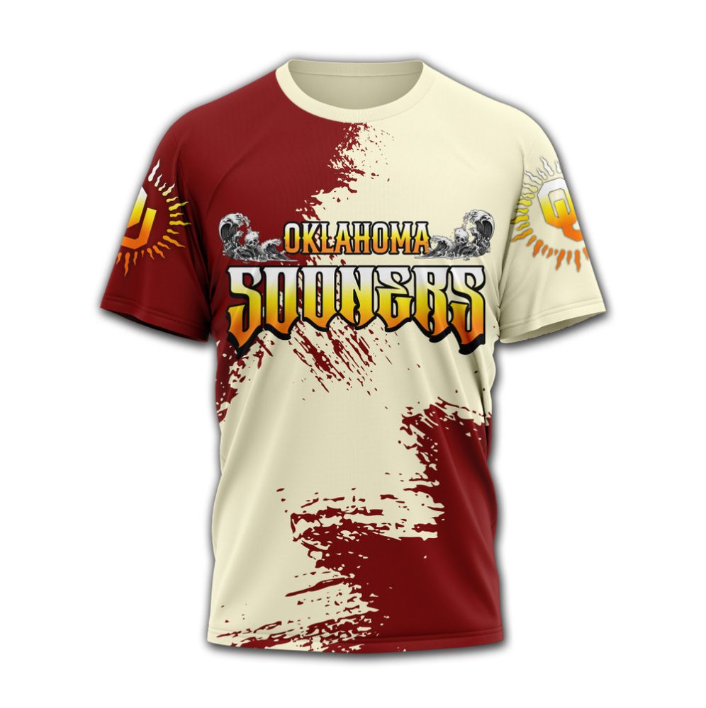 Oklahoma Sooners , Premium Ncaa Slightly Stoopid 3D T-Shirt Hy