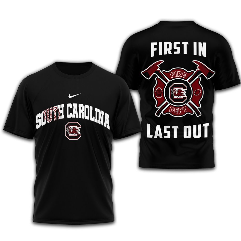 South Carolina Gamecocks , Premium Fire Dept 3D Shirt Td291225