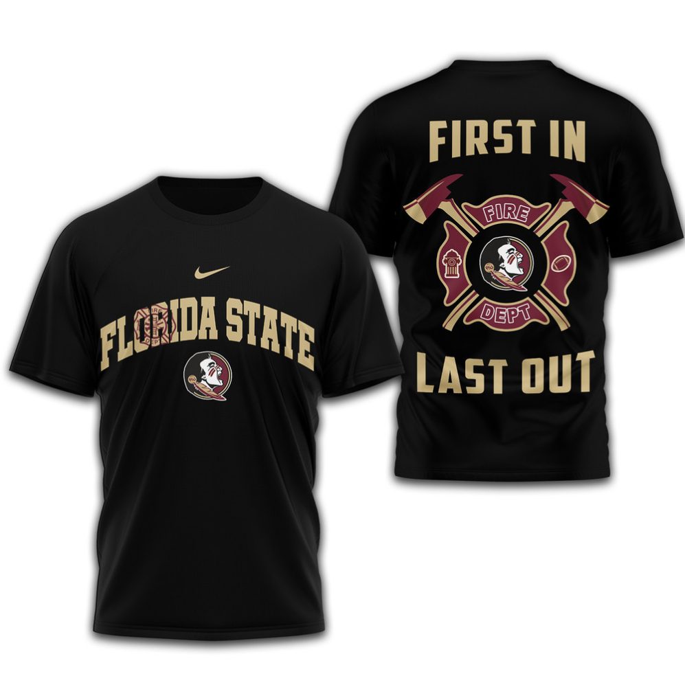 Florida State Seminoles , Premium Fire Dept 3D Shirt Td291225