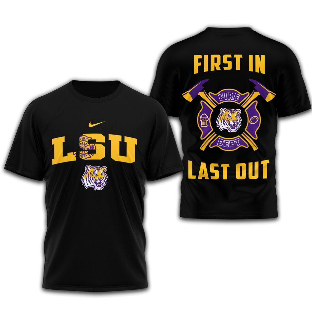 Lsu Tigers , Premium Fire Dept 3D Shirt Td291225