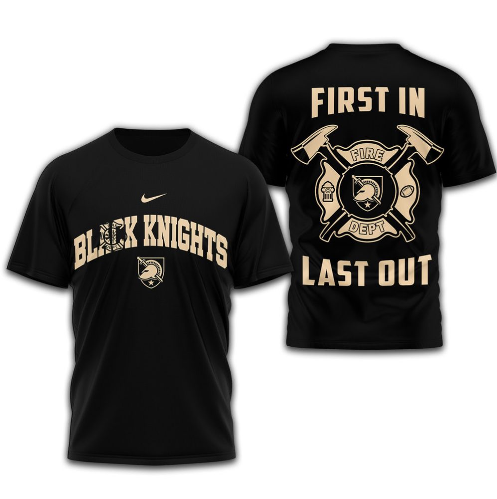 Army Black Knights , Premium Fire Dept 3D Shirt Td291225