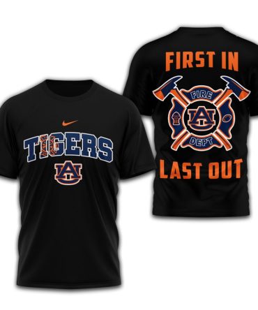 Auburn Tigers , Premium Fire Dept 3D Shirt Td291225