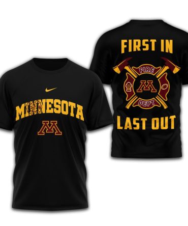 Minnesota Golden Gophers , Premium Fire Dept 3D Shirt Td291225