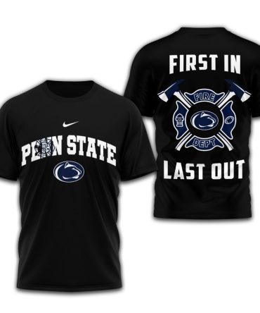 Penn State Nittany Lions , Premium Fire Dept 3D Shirt Td291225
