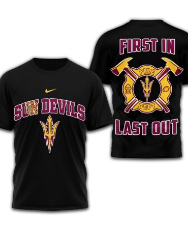 Arizona State Sun Devils , Premium Fire Dept 3D Shirt Td291225