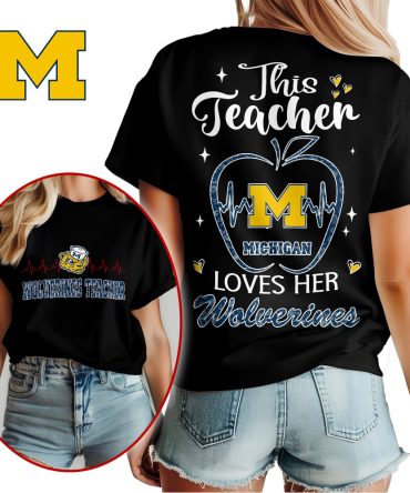 Michigan Wolverines , Premium Teacher Appreciation Month Unisex Shirt Ny