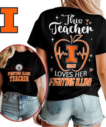 Illinois Fighting Illini , Premium Teacher Appreciation Month Unisex Shirt Ny
