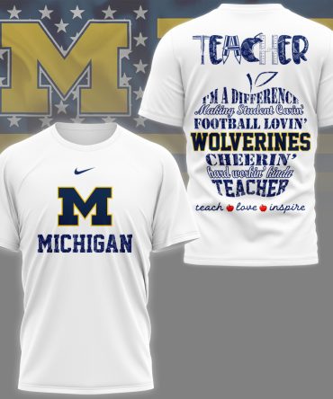 Michigan Wolverines , Premium Teacher Pride 3D Shirt Ny