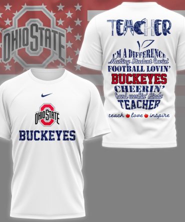 Ohio State Buckeyes , Premium Teacher Pride 3D Shirt Ny