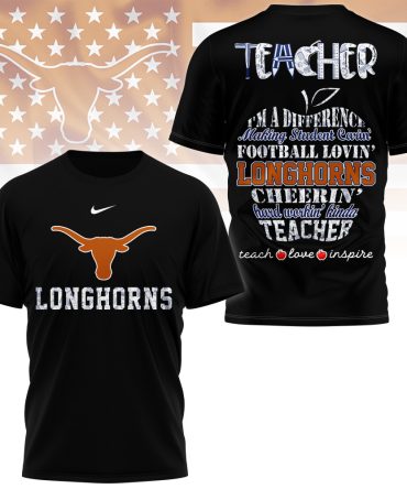 Texas Longhorns , Premium Teacher Pride 3D Shirt Ny
