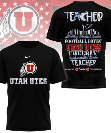 Utah Utes , Premium Teacher Pride 3D Shirt Ny
