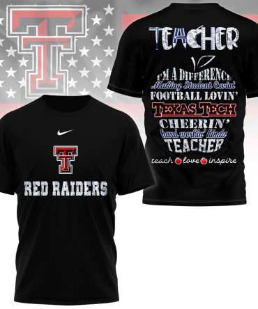 Texas Tech Red Raiders , Premium Teacher Pride 3D Shirt Ny
