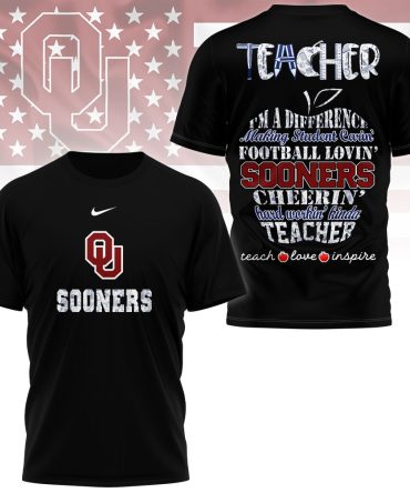 Oklahoma Sooners , Premium Teacher Pride 3D Shirt Ny