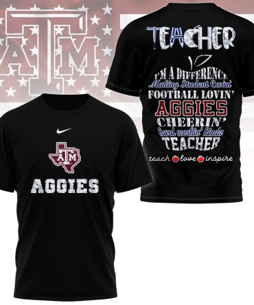 Texas A&M Aggies , Premium Teacher Pride 3D Shirt Ny