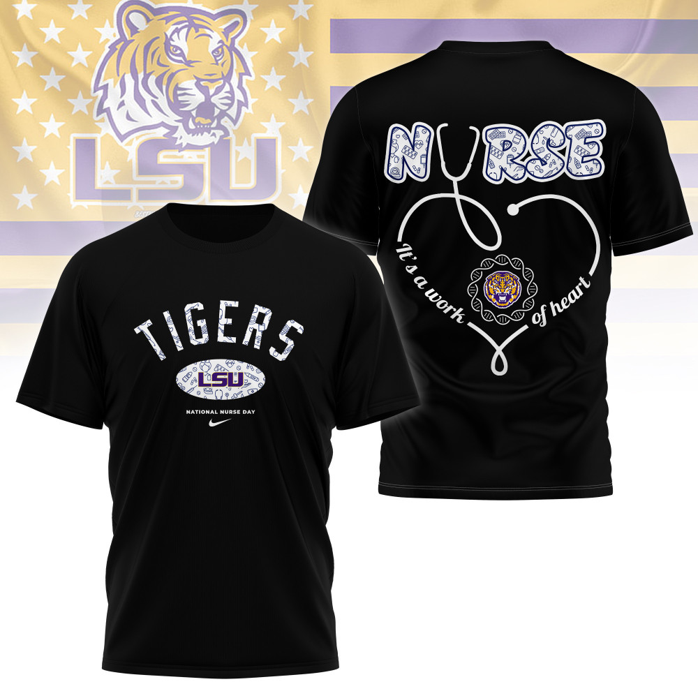 Lsu Tigers , Premium Nurse Appreciation Day 3D Shirt Ny