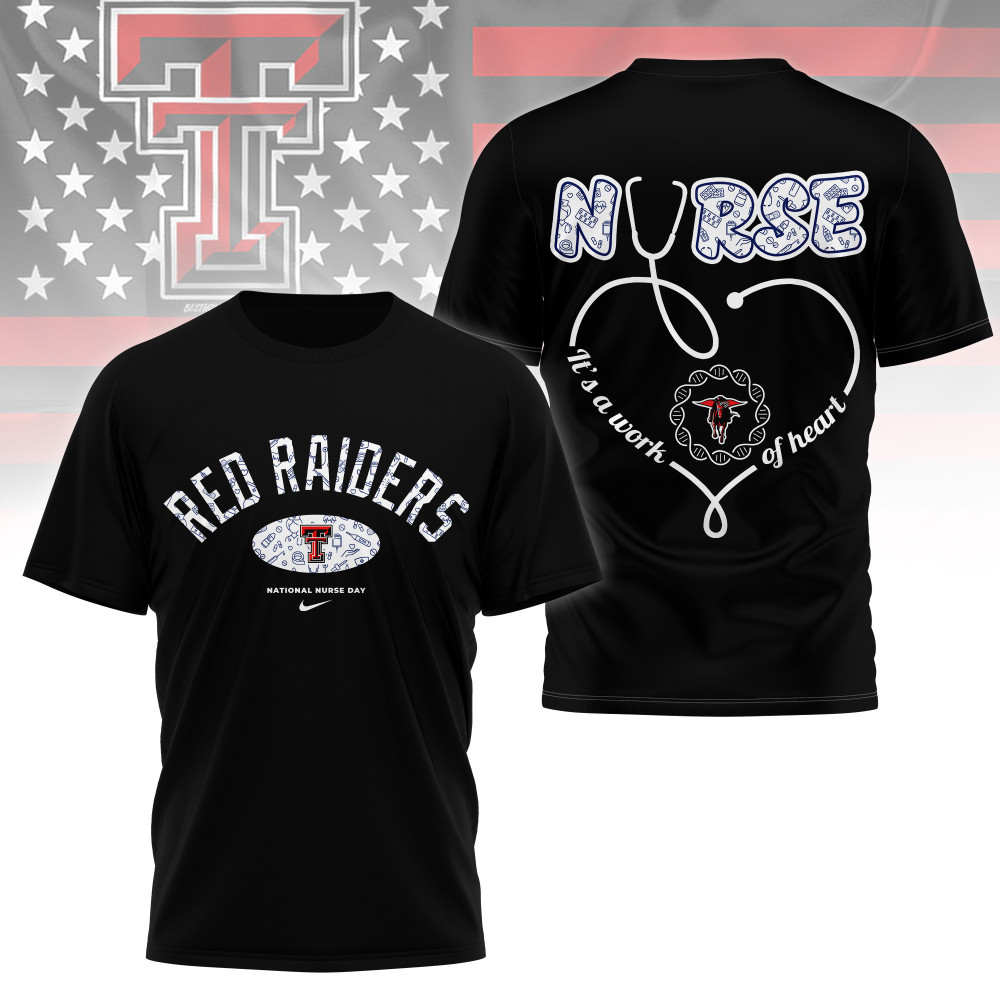 Texas Tech Red Raiders , Premium Nurse Appreciation Day 3D Shirt Ny