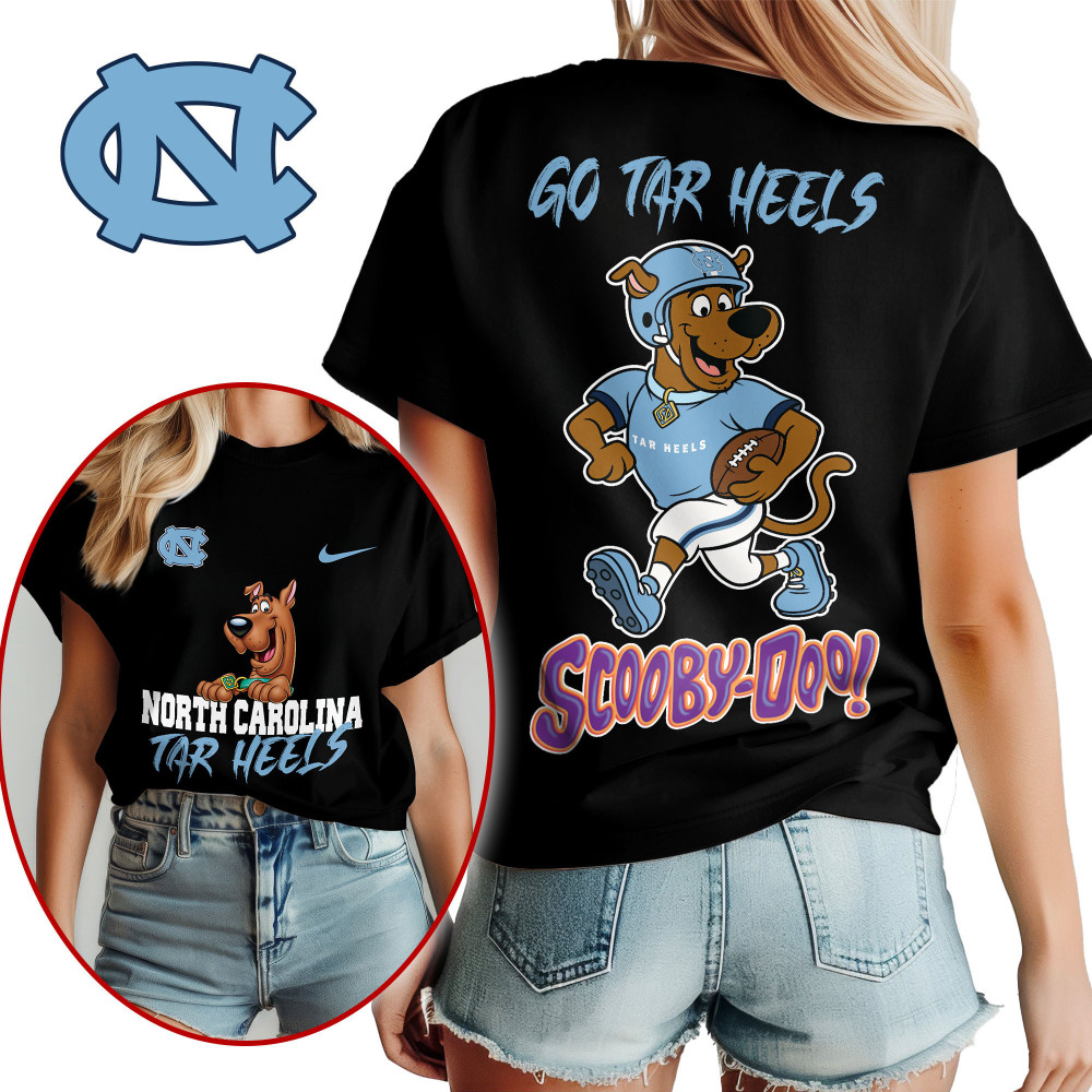 North Carolina Tar Heels , Premium Ncaa Scooby-Doo Fan Unisex Shirt Ny