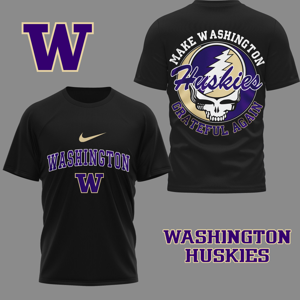 Washington Huskies , Premium Grateful Game Day 3D Shirt Ny