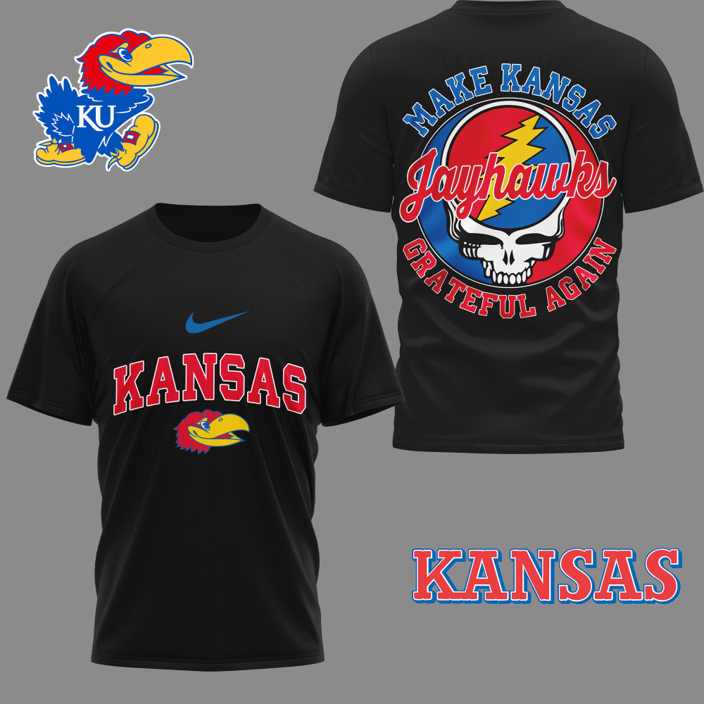 Kansas Jayhawks , Premium Grateful Game Day 3D Shirt Ny