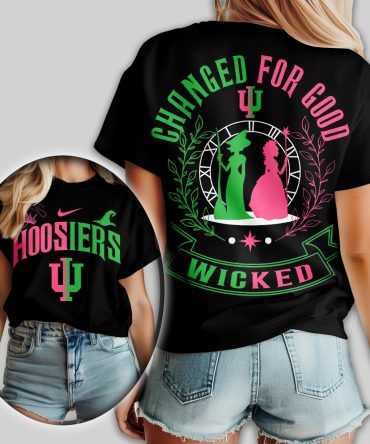 Indiana Hoosiers , Premium Ncaa Wicked Changed For Good Women Shirt Td