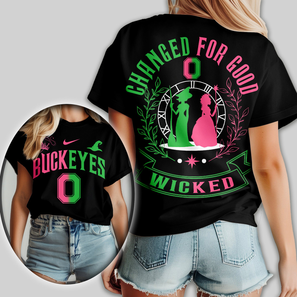 Ohio State Buckeyes , Premium Ncaa Wicked Changed For Good Women Shirt Td